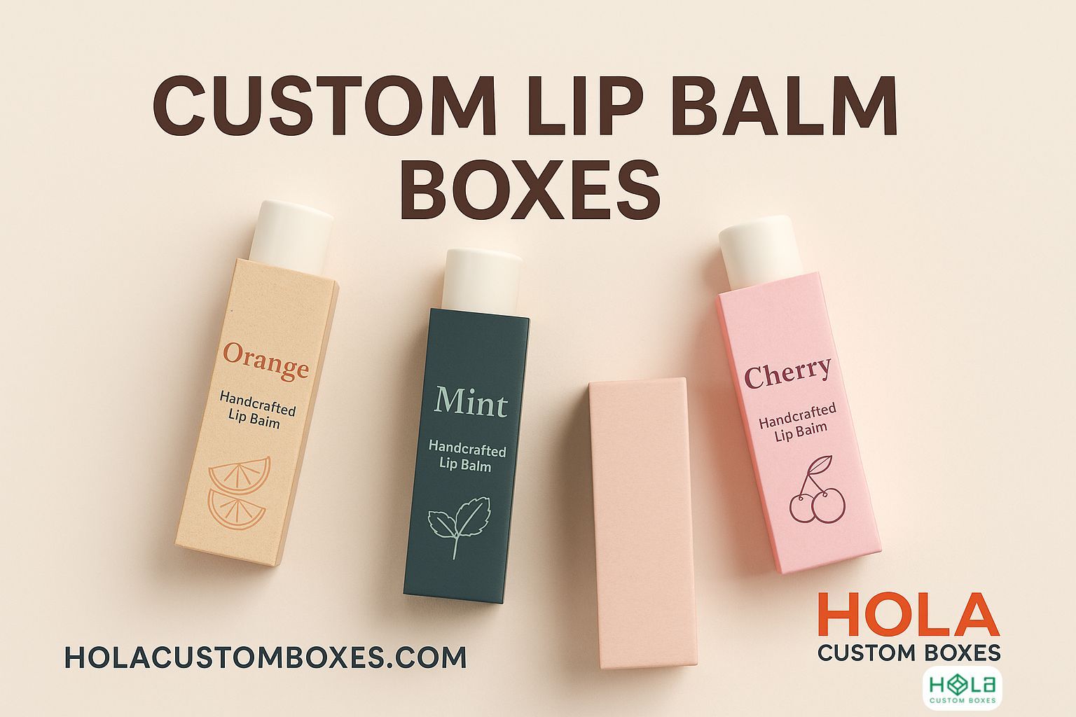 custom lip balm boxes